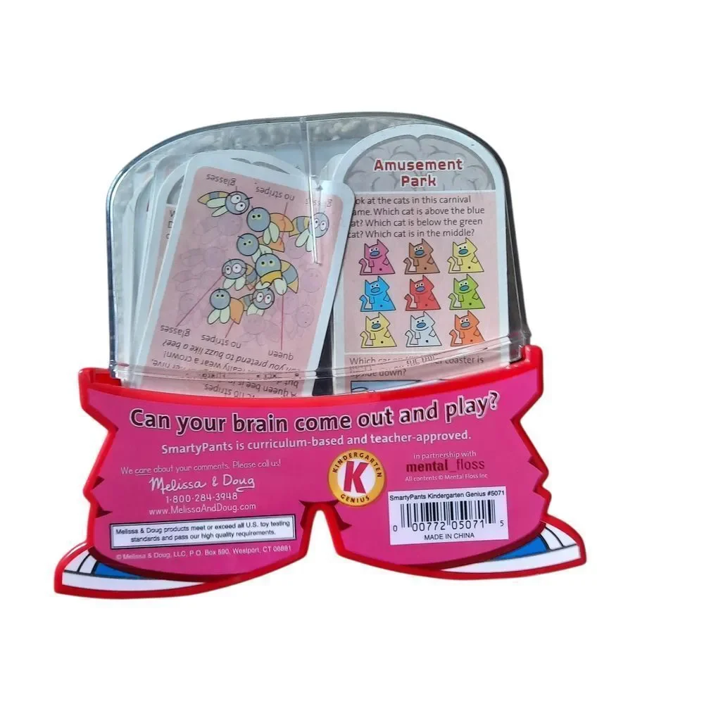 Melissa & Doug Smarty Pants Kindergarten Cards - Pink and Blue